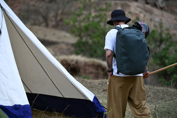 AKLA DUFFEY Duffle Backpack Watershed (52L) - INUK  BAGS