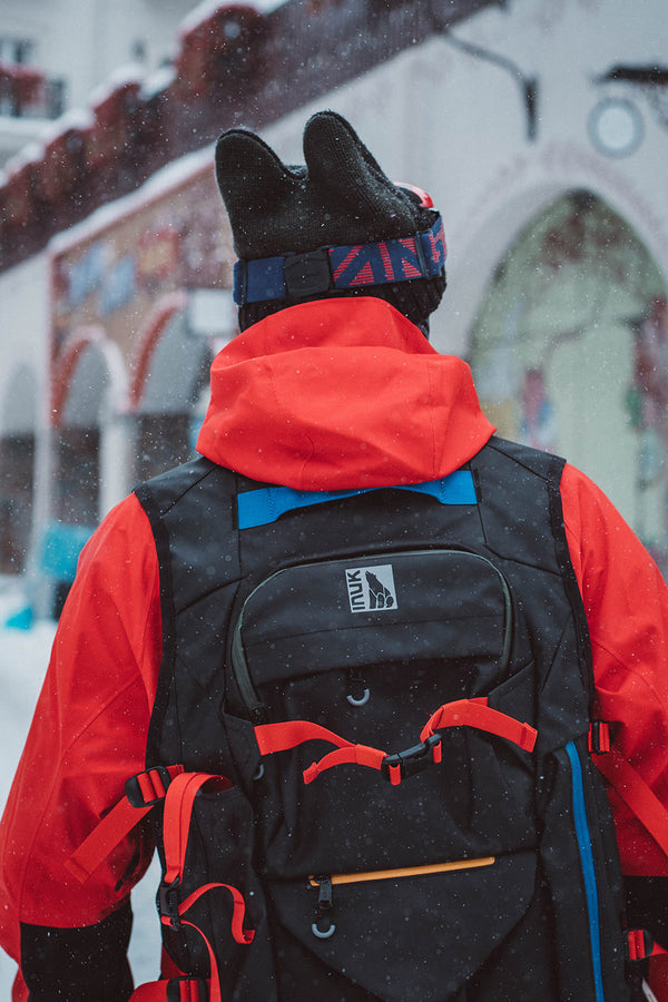 Summit Vest Backpack Black Blue Yellow - INUK  BAGS