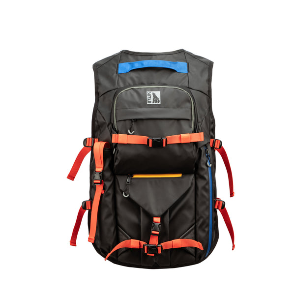 Summit Vest Backpack Black Blue Yellow - INUK BAGS