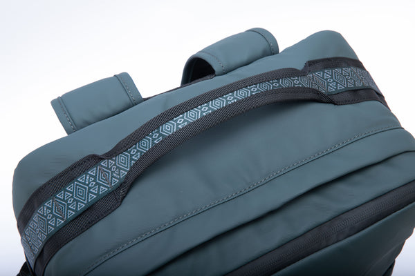 KUMA Large Square WR Watershed Backpack Black Forest Recycled Materials (38L) - INUK  BAGS