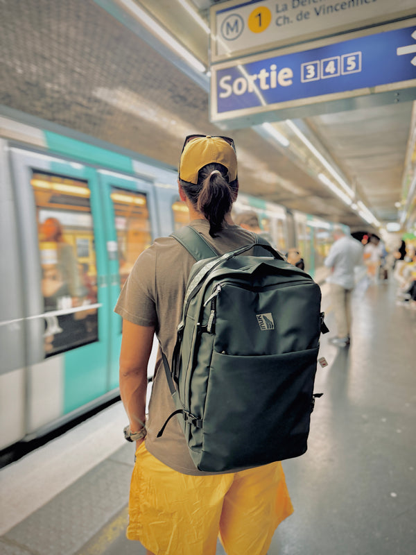 KUMA Large Square WR Watershed Backpack Black Forest Recycled Materials (38L) - INUK  BAGS