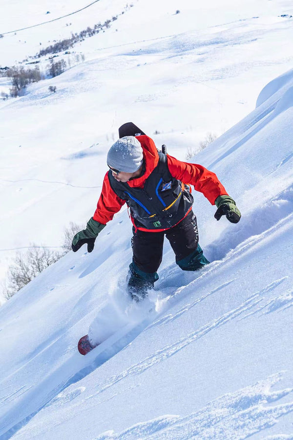 Summit Vest Backpack Black Blue Yellow - INUK  BAGS