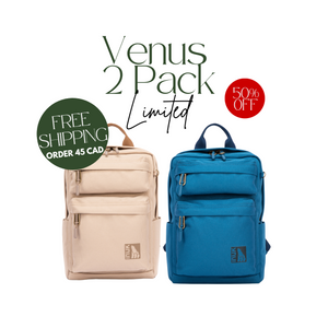 Venus Mini Backpack 2-Pack Milky Moka Blue Horizon | FREE Shipping Over $45 CAD - INUK  BAGS