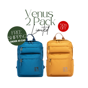 Venus Mini Backpack 2-Pack Dalia Orange Blue Horizon | FREE Shipping Over $45 CAD - INUK  BAGS