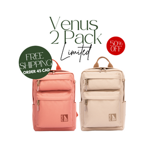 Venus Mini Backpack 2-Pack Apricot Brandy Milky Moka | FREE Shipping Over $45 CAD - INUK  BAGS