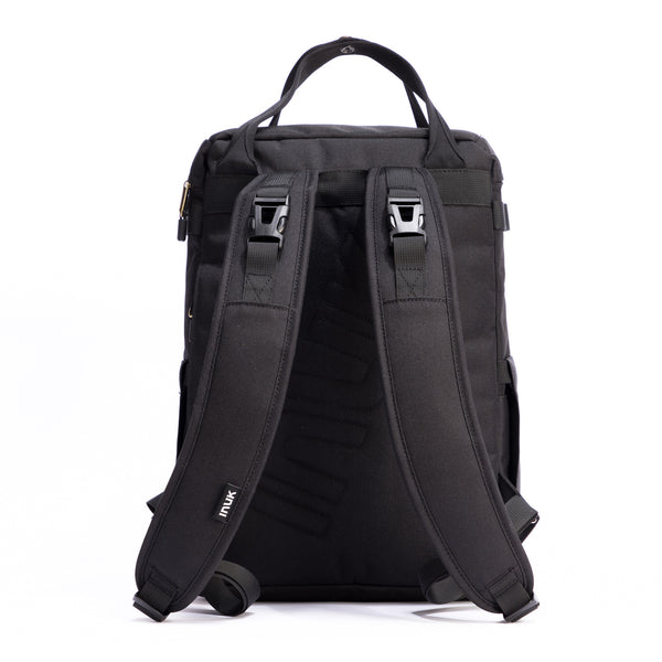 IKB2350909-Bucket-RP-Black-INUKBAG-recycled-materials-backpack-water-resistant-IKB2350909-Black