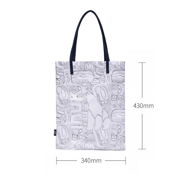 P-A-P Simple Tote Bag Bear's Life Print - INUK  BAGS