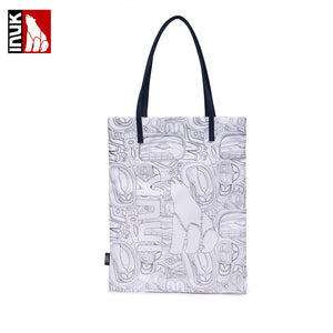 P-A-P Simple Tote Bag Bear's Life Print - INUK  BAGS