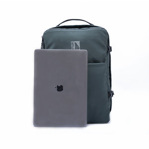 KUMA Large Square WR Watershed Backpack Black Forest Recycled Materials (38L) - INUK  BAGS