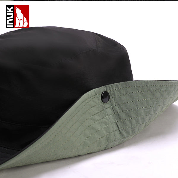 Wide Brim Bucket Hat - INUK  BAGS