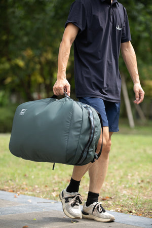 AKLA DUFFEY Duffle Backpack Watershed (52L) - INUK  BAGS