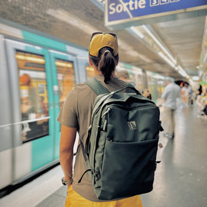 KUMA Large Square WR Watershed Backpack Black Forest Recycled Materials (38L) - INUK  BAGS