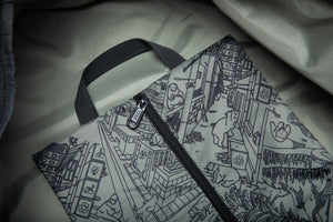 AKLA DUFFEY Duffle Backpack Watershed (52L) - INUK  BAGS