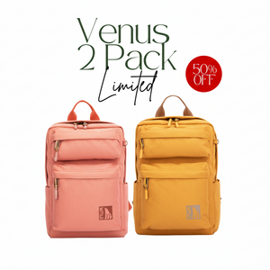 Venus Mini Backpack 2-Pack Apricot Brandy Dalia Orange - INUK  BAGS