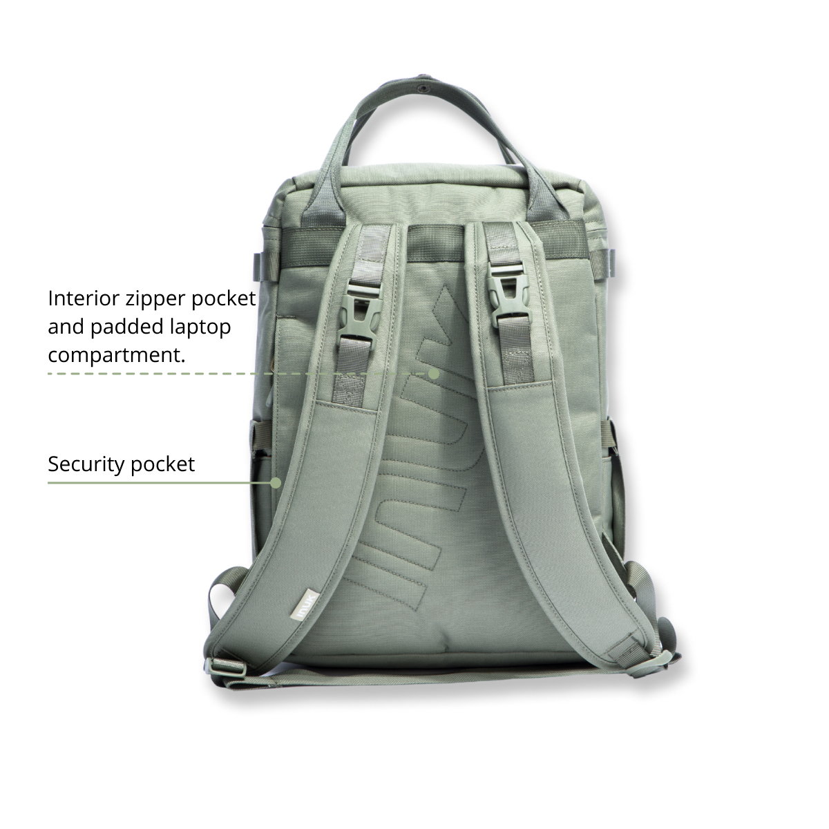 Bucket backpack top