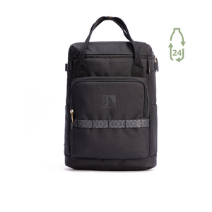 IKB2350909-Bucket-RP-Black-INUKBAG-recycled-materials-backpack-water-resistant