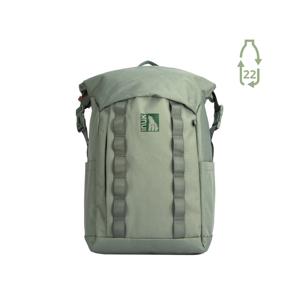 Yoho Roll-Over Backpack - Recycled Materials (19.4L) - INUK  BAGS